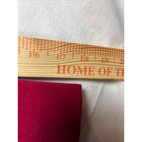 Pendleton Womens Vintage 100% Virgin Wool Skirt Suit Set Red Jacket & Skirt Sz10 - Picture 7 of 14